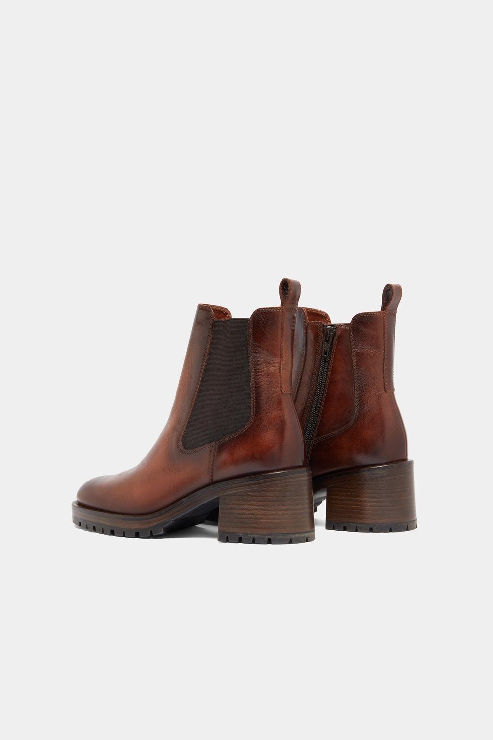 Jonak Cecile Boots, Cognac Patinated Leather