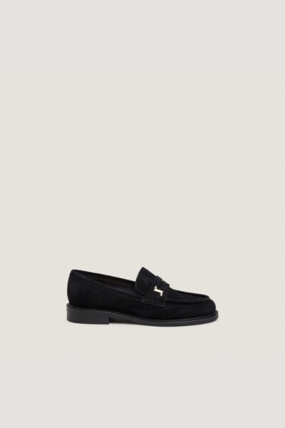 Jonak Duedi Loafers, Black Split Leather