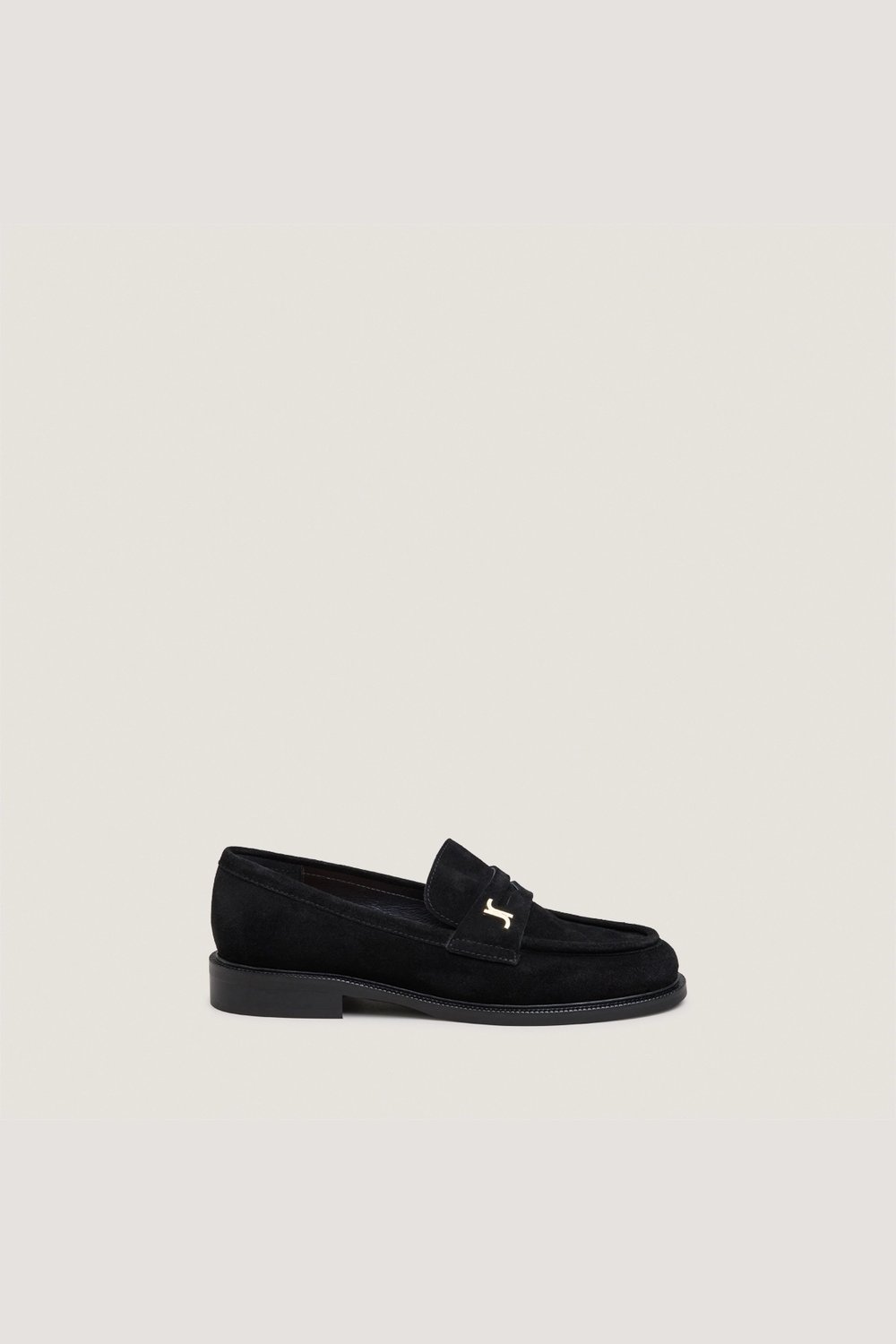 Jonak Duedi Loafers, Black Split Leather