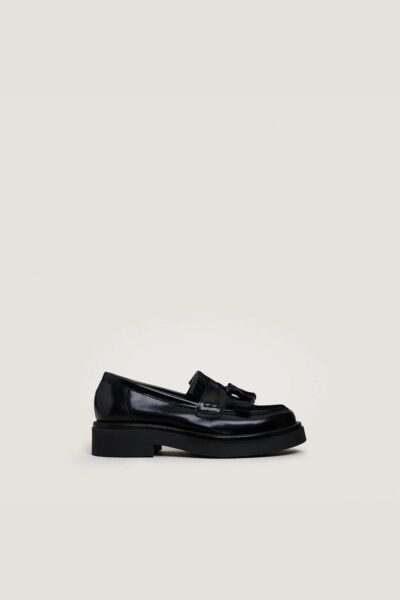Jonak Nico Loafers, Black Leather