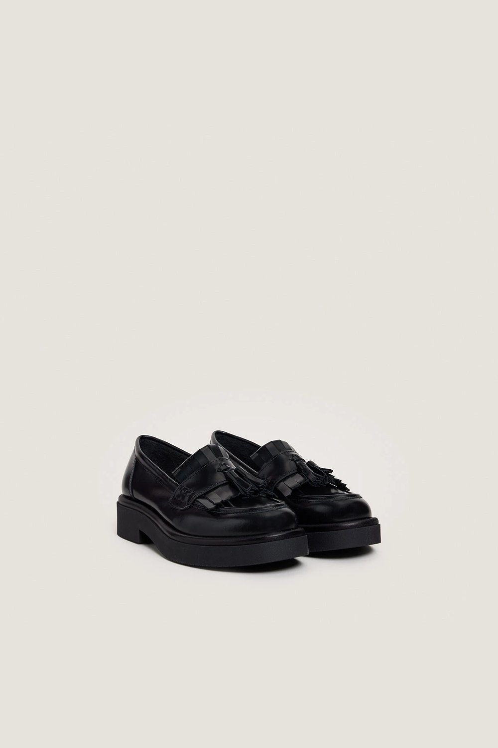 Jonak Nico Loafers, Black Leather
