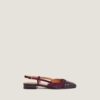 Jonak Dhapou Ballet Flats, burgundy/burgundy Patent Leather And Velvet