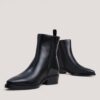Jonak Claro Ankle Boots, Black Leather