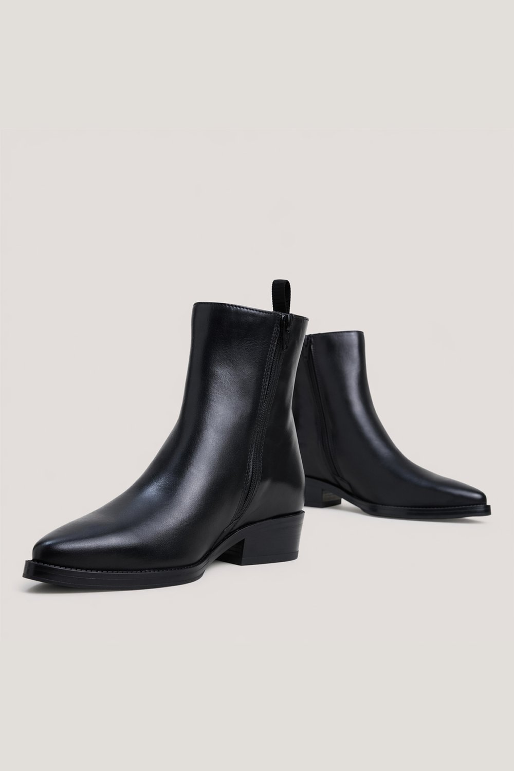 Jonak Claro Ankle Boots, Black Leather
