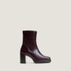 Jonak Boom Ankle Boots, Chocolat Aged Leather