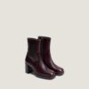 Jonak Boom Ankle Boots, Chocolat Aged Leather
