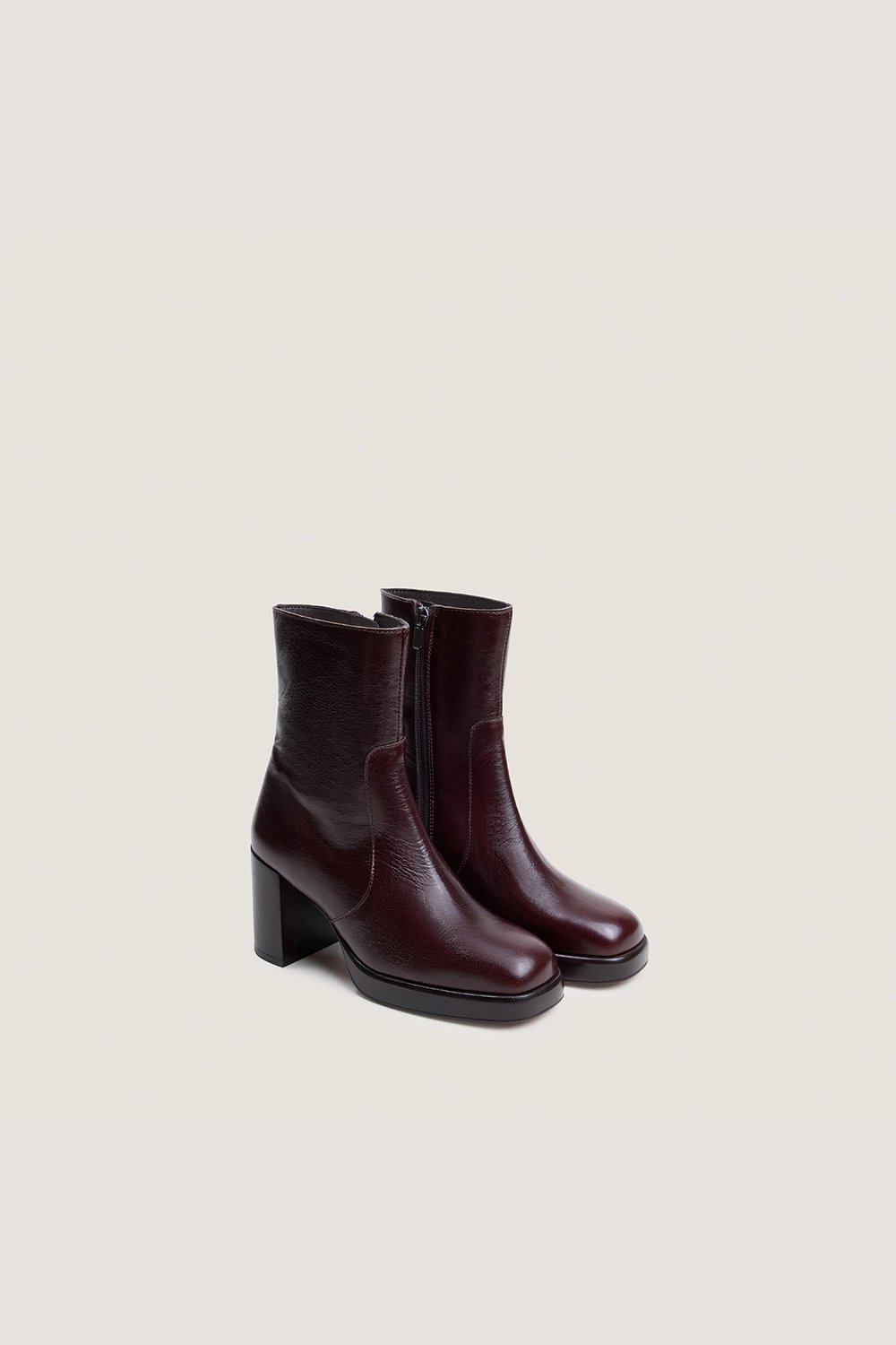 Jonak Boom Ankle Boots, Chocolat Aged Leather