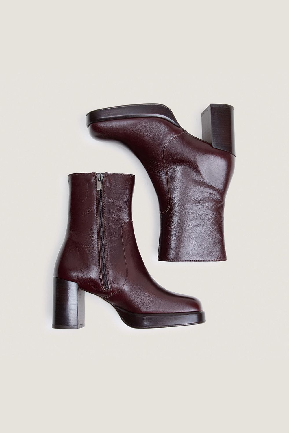 Jonak Boom Ankle Boots, Chocolat Aged Leather