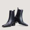 4100058-26_4.jpg Jonak Birman Ankle Boots, Black Grained Leather