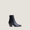 Jonak Prudence Ankle Boots, Black Leather