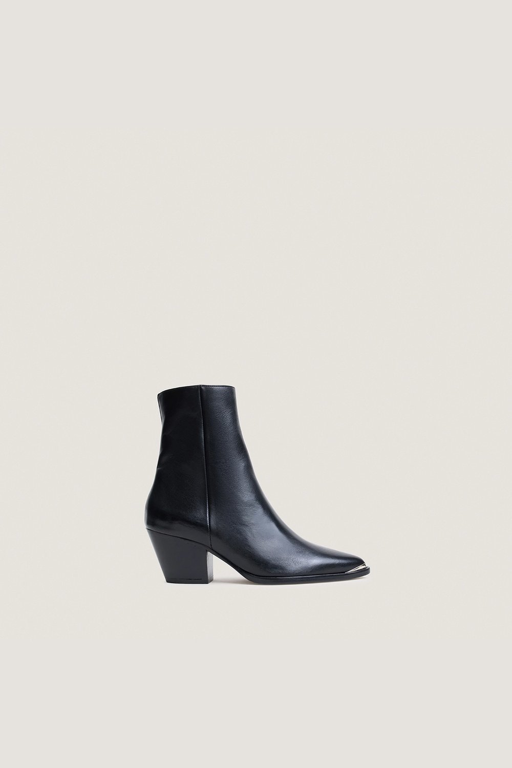 Jonak Prudence Ankle Boots, Black Leather