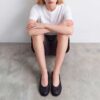Jonak Daurelia Ballet Flats, Black Glitter