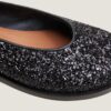 Jonak Daurelia Ballet Flats, Black Glitter