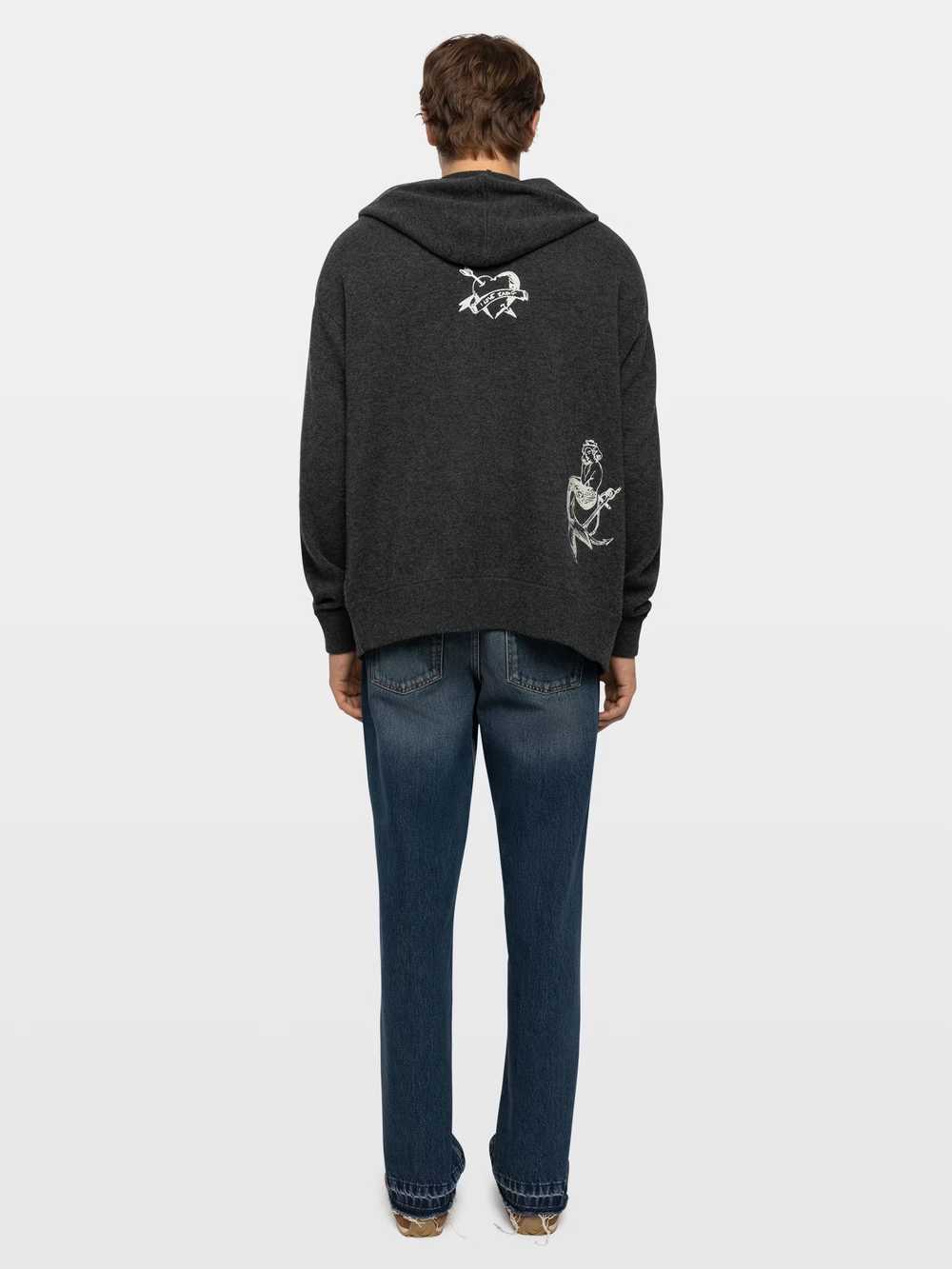 Zadig & Voltaire Camillo Cardigan, Charcoal.