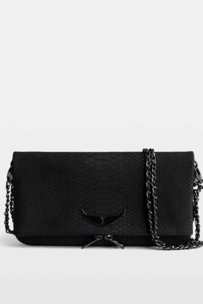 Zadig & Voltaire Rock Soft Savage Clutch