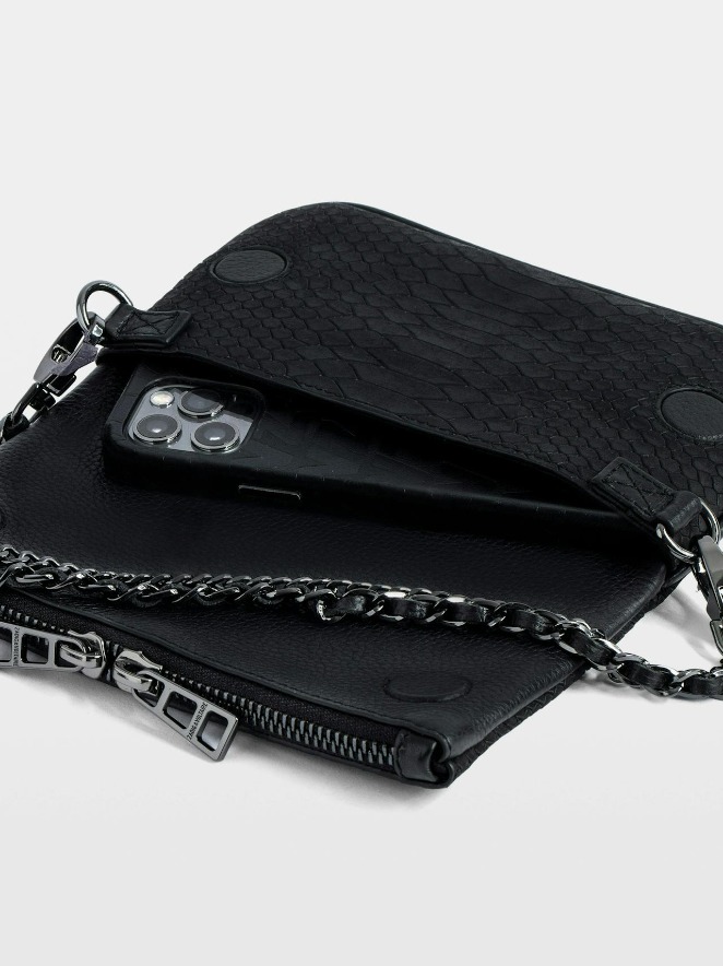 LWBA04082_BLACK_ADDI_3_6970fa7fcf698 Zadig & Voltaire Rock Soft Savage Clutch, Black.