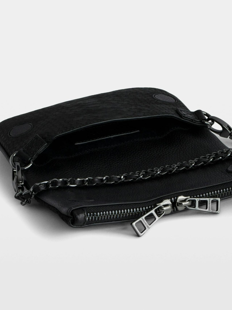 LWBA04082_BLACK_ADDI_4_6970fa9dc2ae2 Zadig & Voltaire Rock Soft Savage Clutch, Black.
