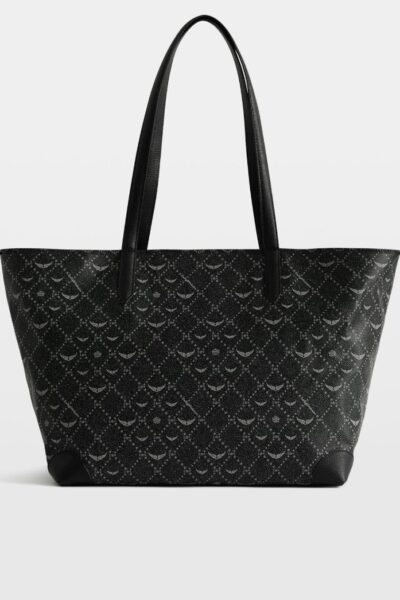 Zadig & Voltaire Z Shopper XL Monogram Bag, Black