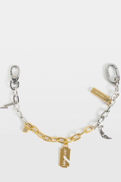 Alternative view of Zadig & Voltaire Chain Charms Keyring