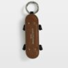 Zadig & Voltaire Skateboard Keyring , COGNAC.