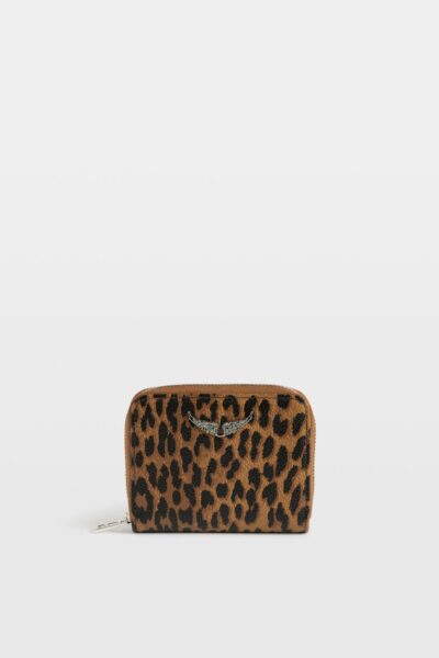Zadig & Voltaire Mini Zv Coin Purse BRANDY.
