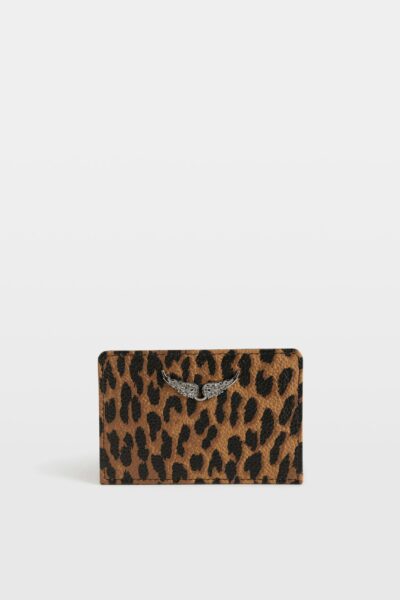 Zadig & Voltaire ZV Pass card holder, BRANDY.