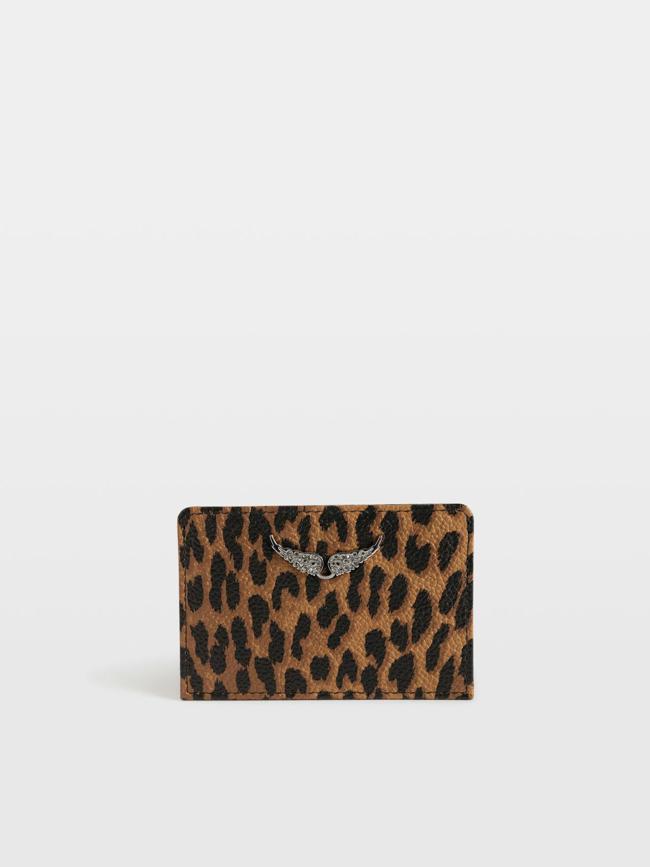 Zadig & Voltaire ZV Pass card holder, BRANDY.