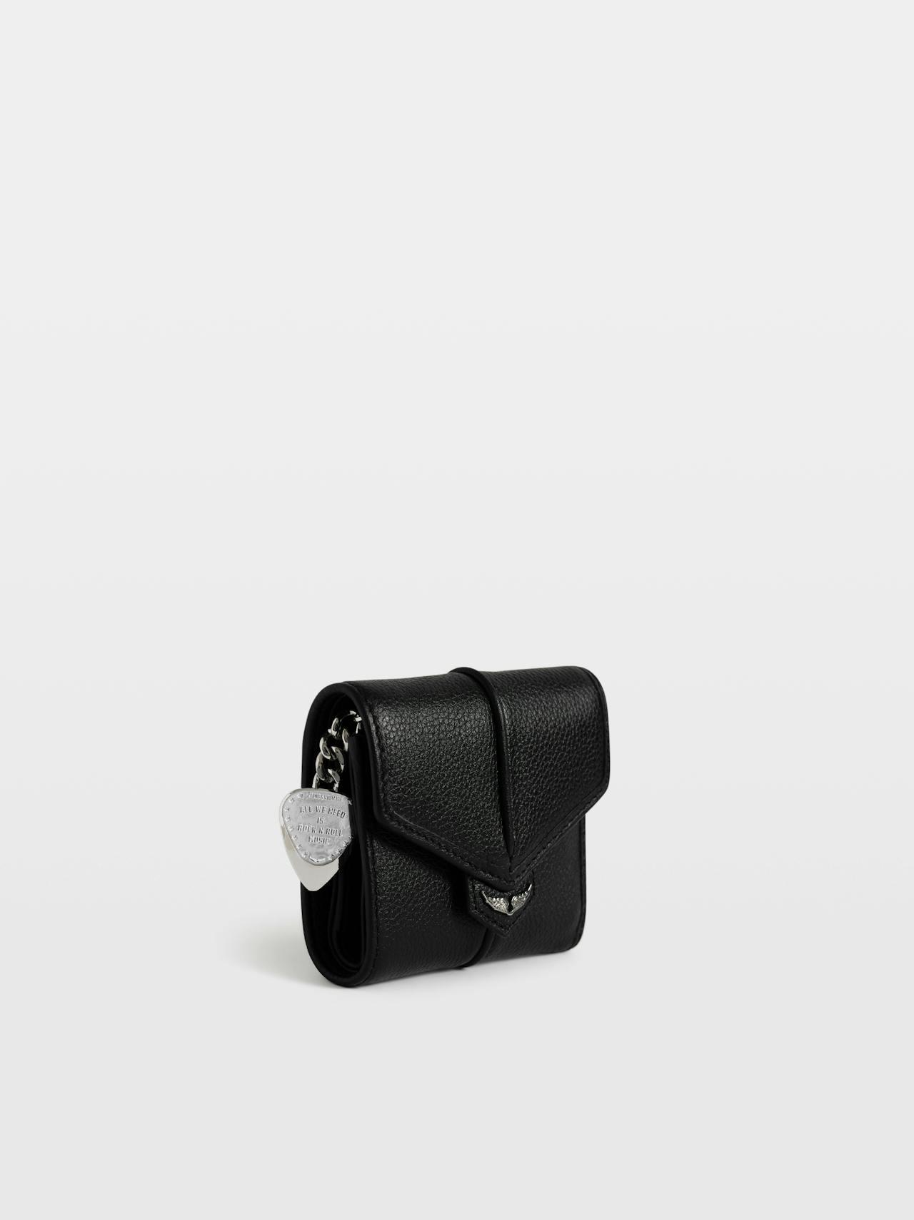 Zadig & Voltaire Sunny Trifold Wallet, Black.