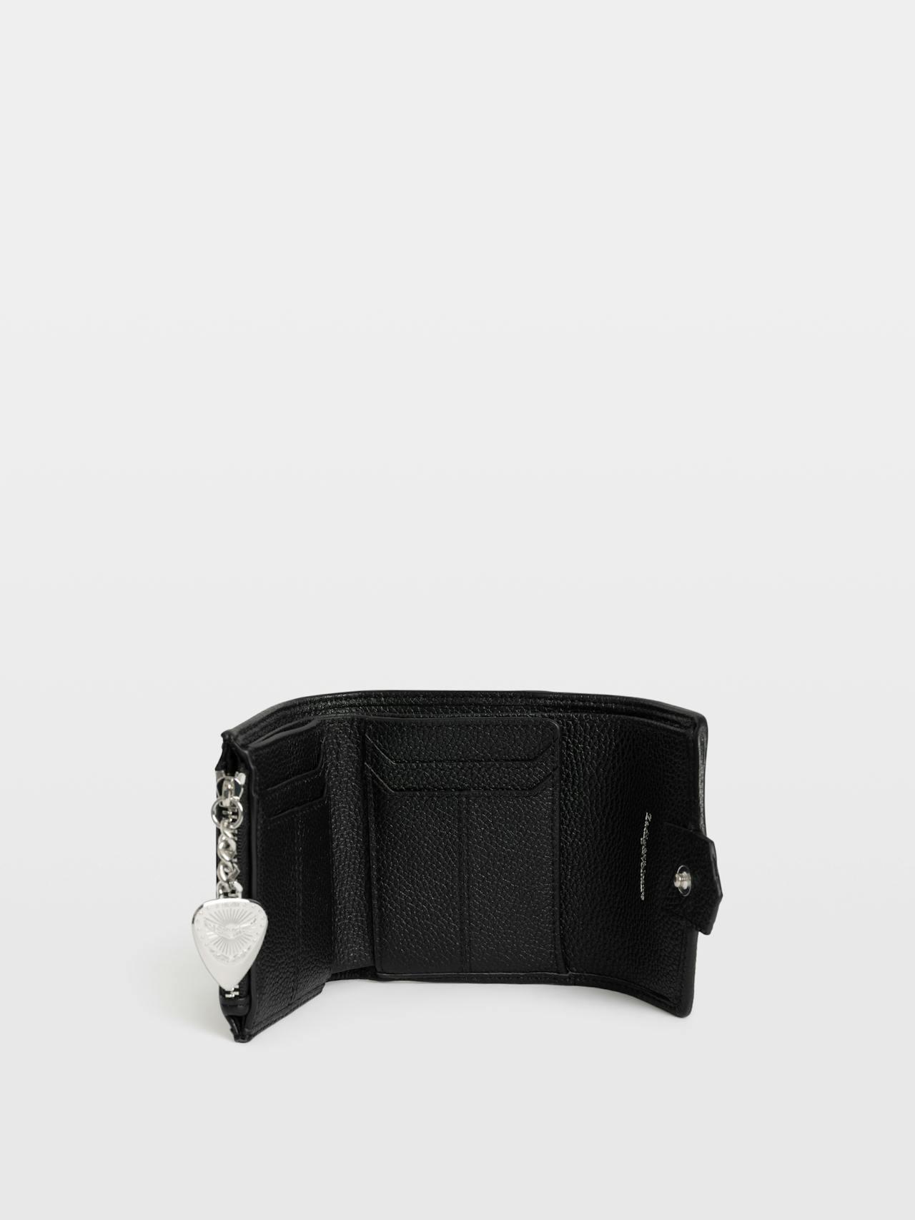 Zadig & Voltaire Sunny Trifold Wallet, Black.