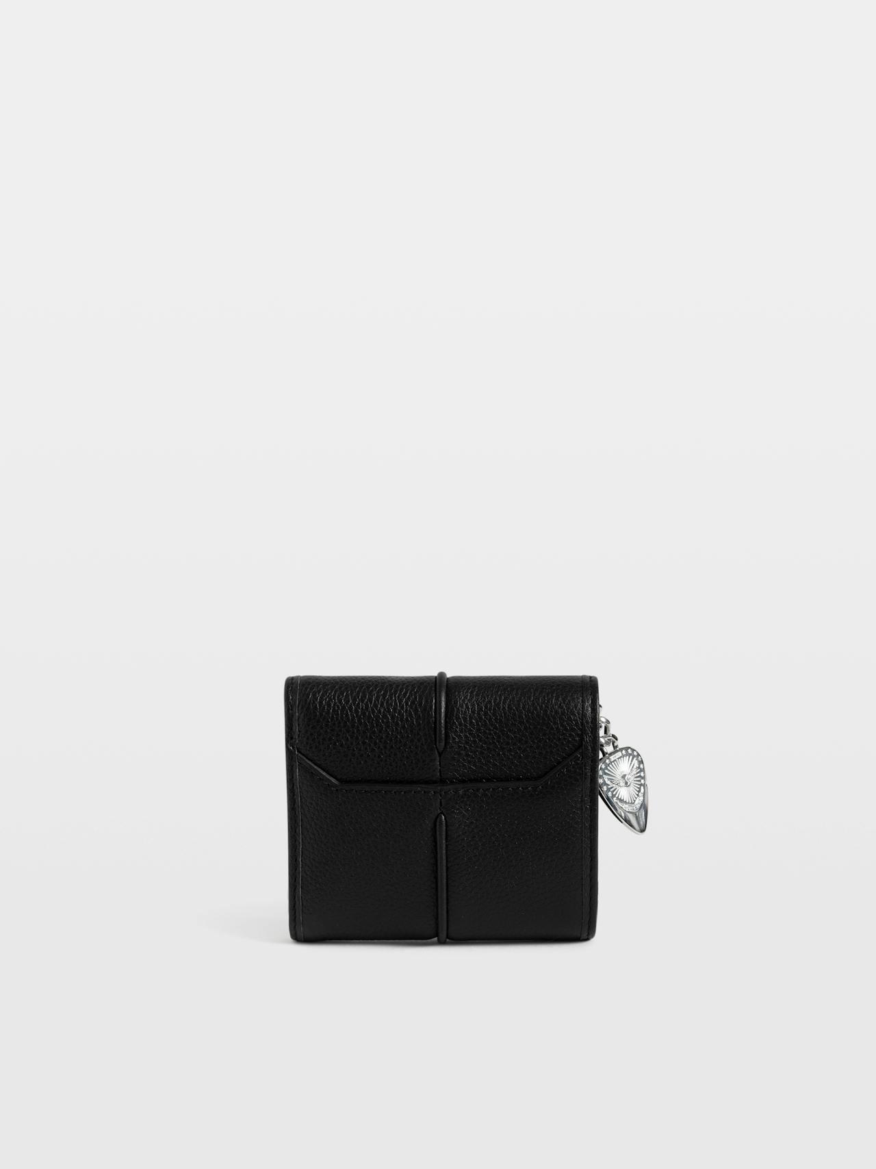 Zadig & Voltaire Sunny Trifold Wallet, Black.