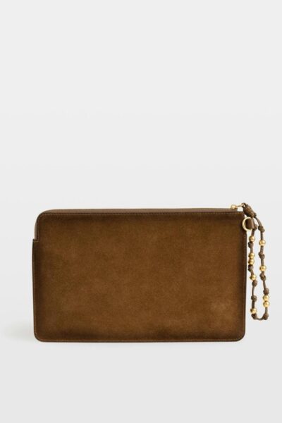 Zadig & Voltaire Angel Clutch, Cognac