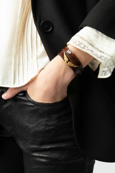 Alternative view of Zadig & Voltaire Rock Croco Bracelet