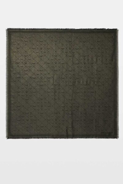 Zadig & Voltaire Glenn Metallic Monogram Scarf