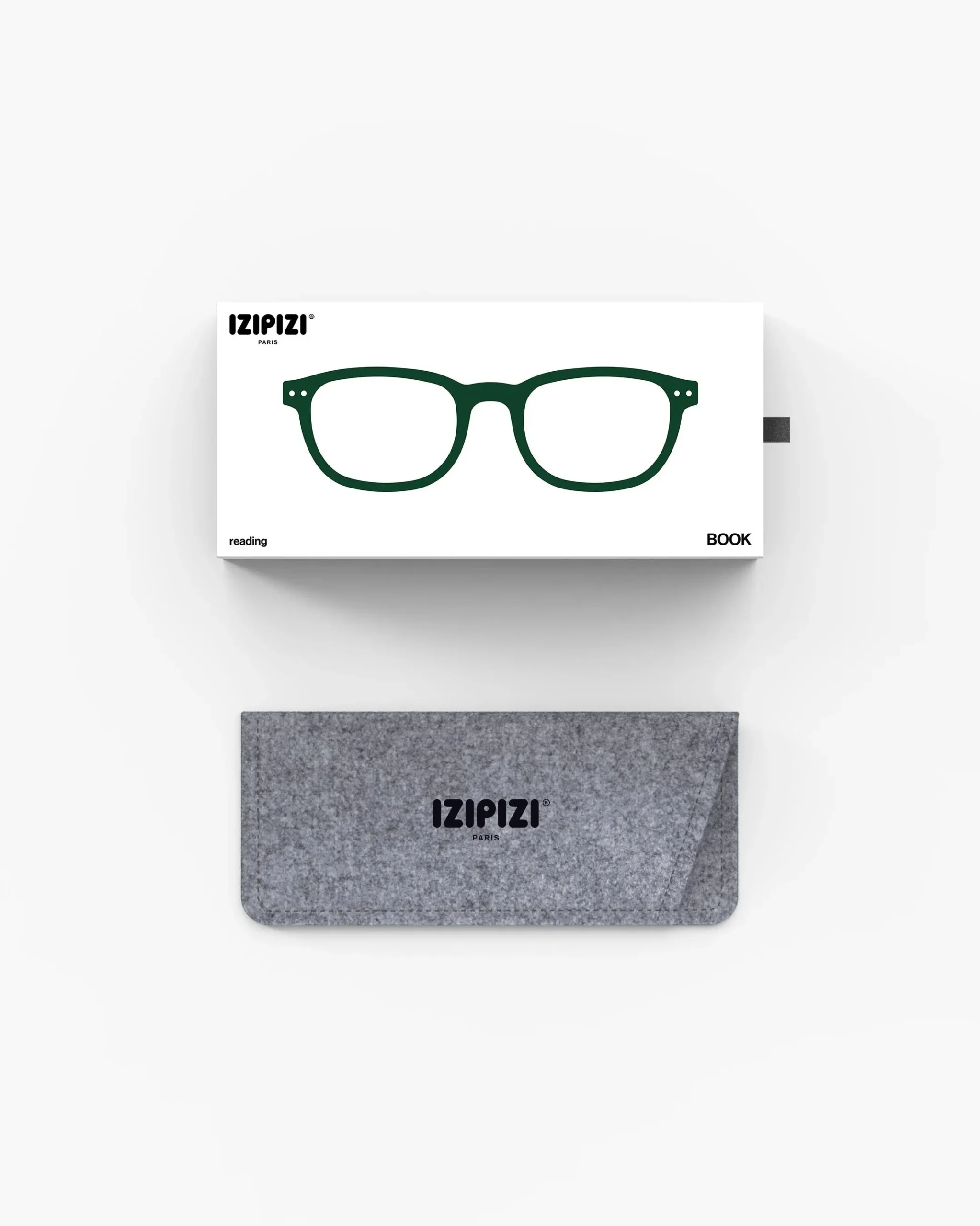 IZIPIZI Book Reading Glasses, Kaki Green.