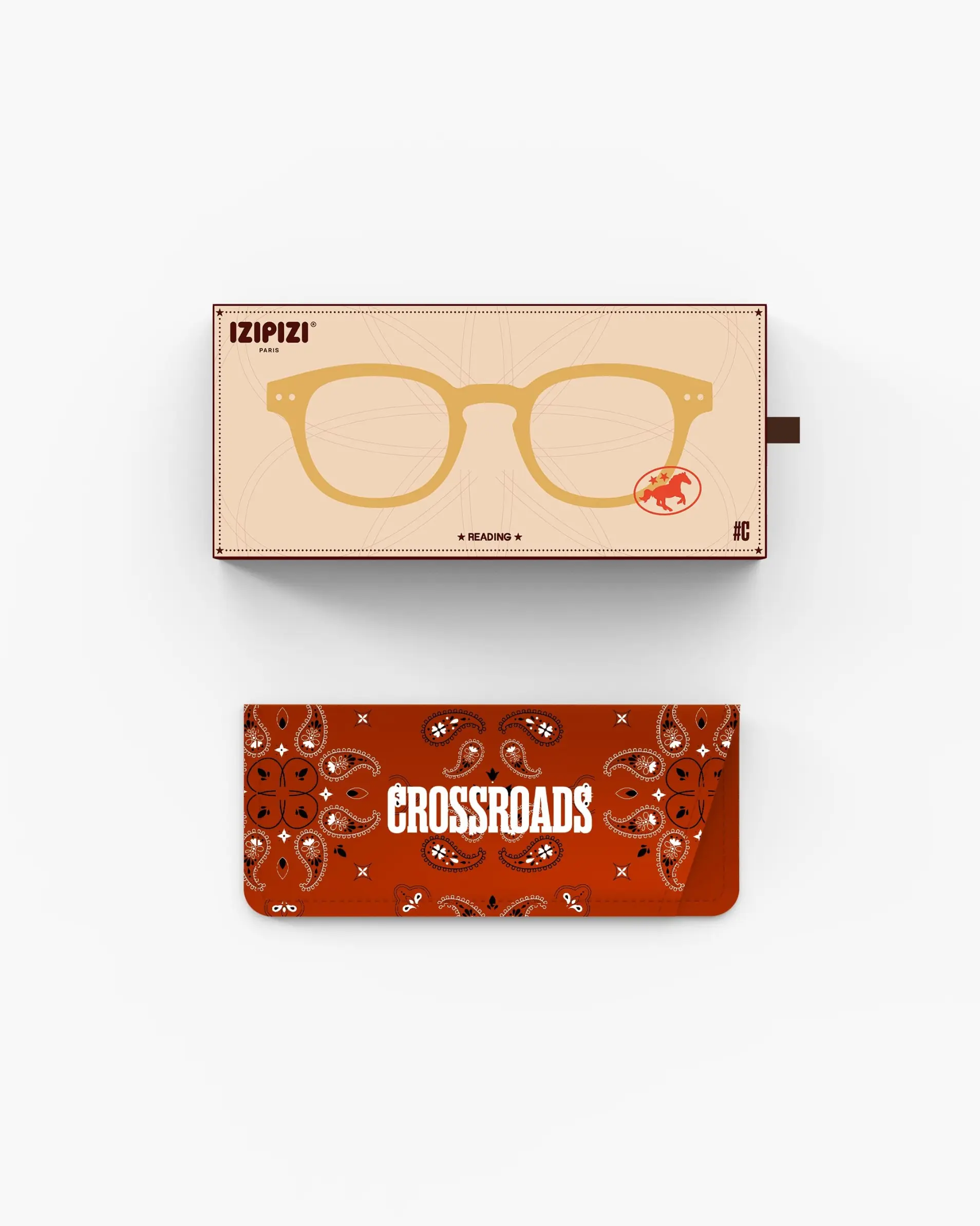 Izipizi #C Reading Glasses, Golden Canyon.