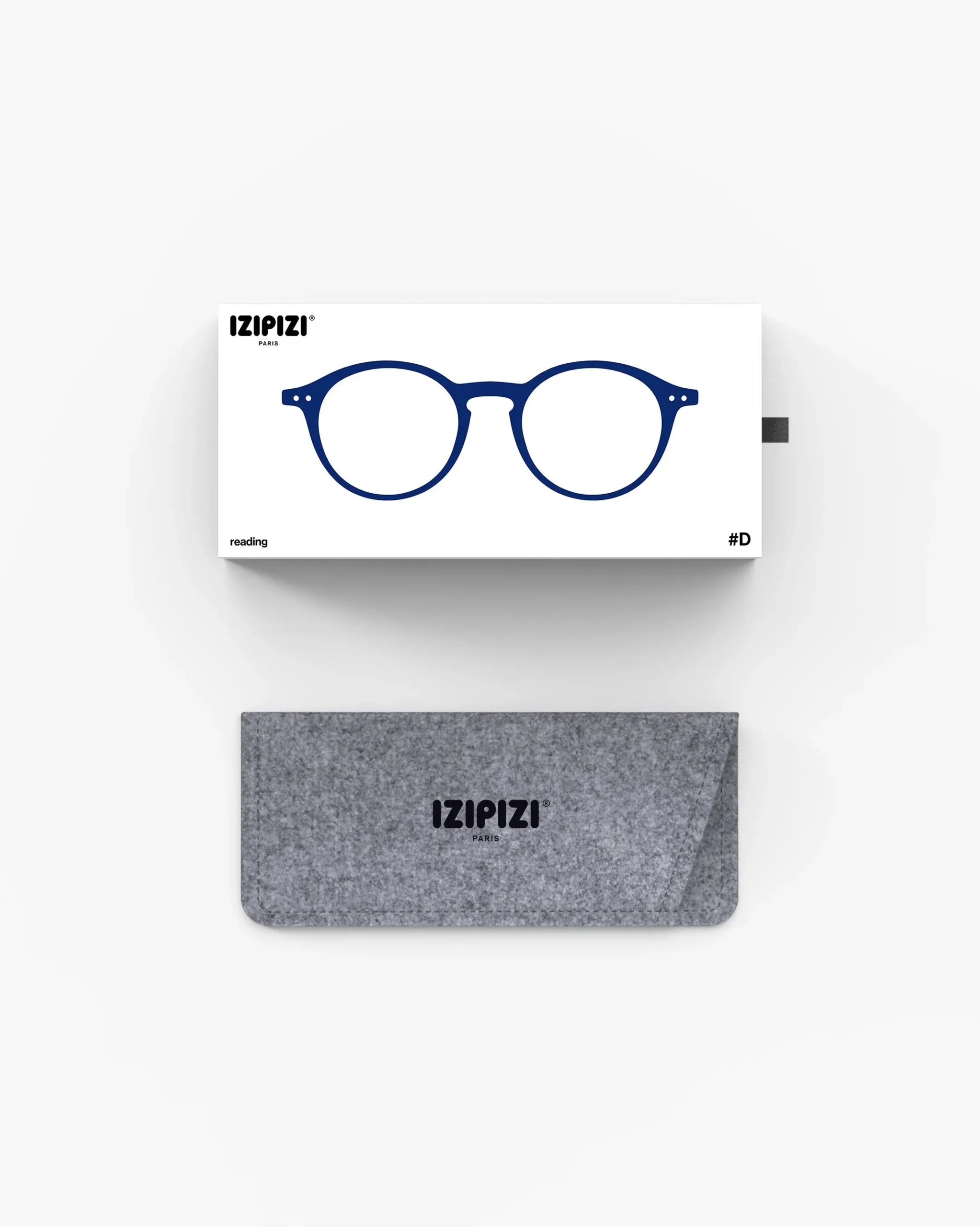 Izipizi #D Reading Glasses, Midnight Blue.