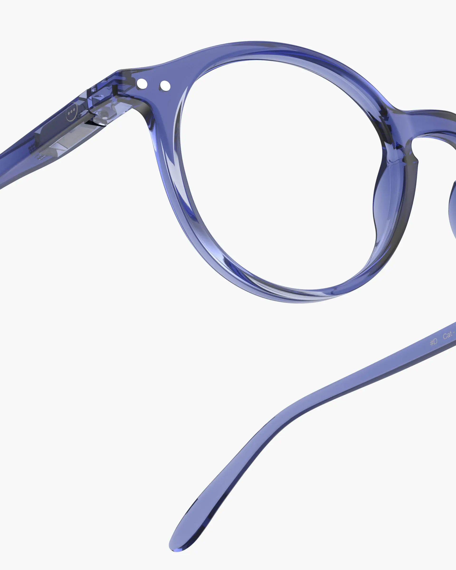 Izipizi #D Reading Glasses, Blue Line.