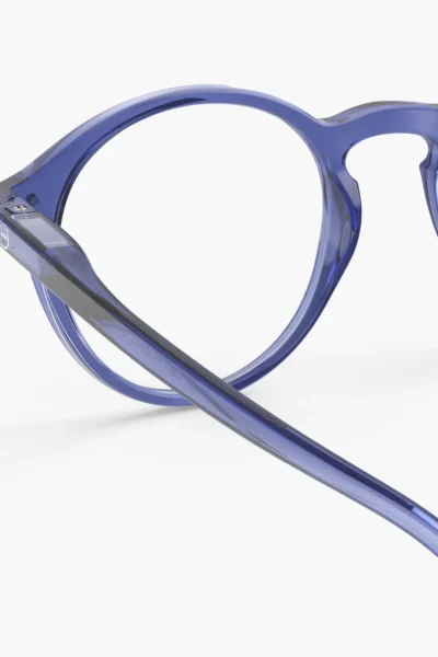 Izipizi #D Reading Glasses, Blue Line.