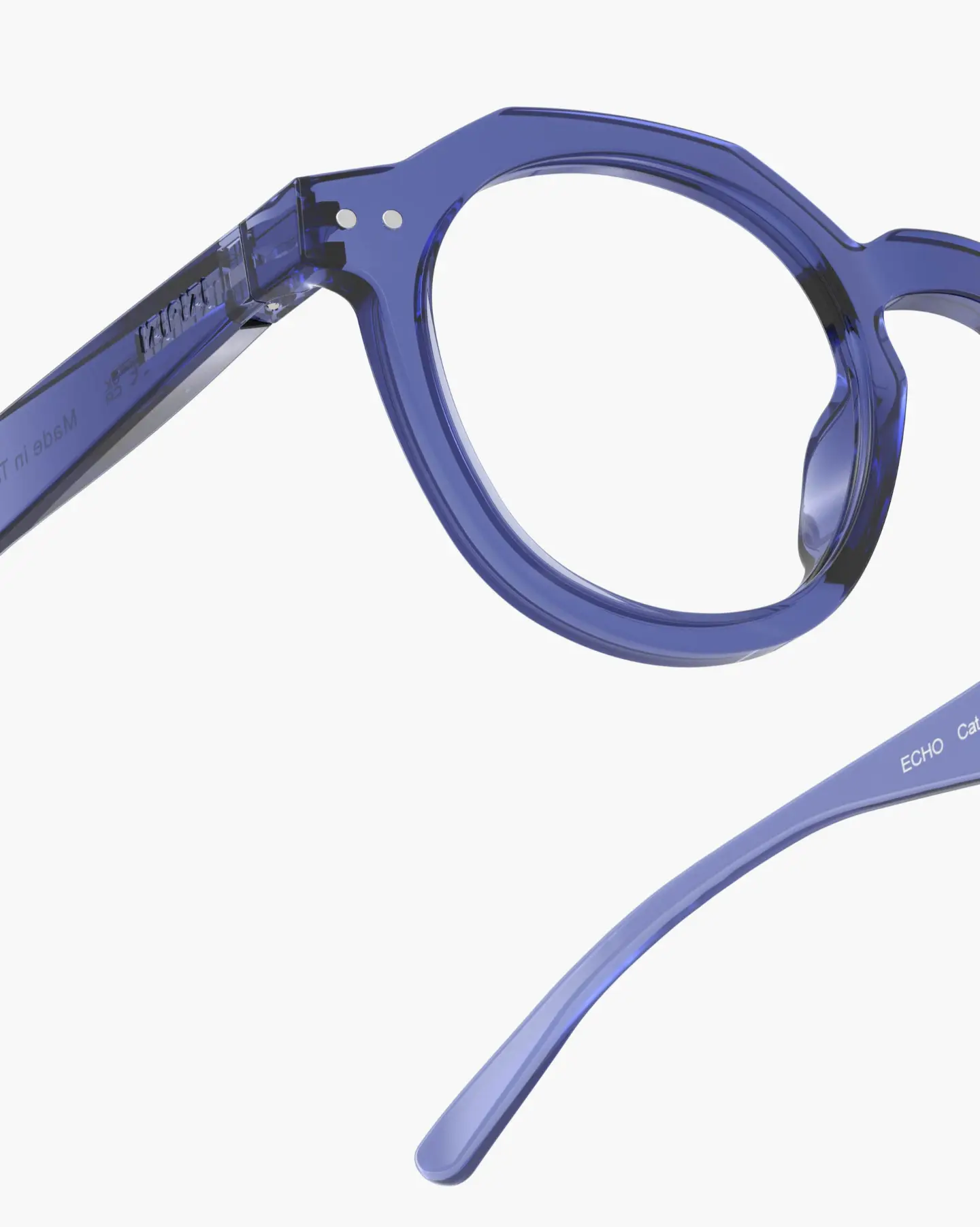 Izipizi #D Reading Glasses, Blue Line.