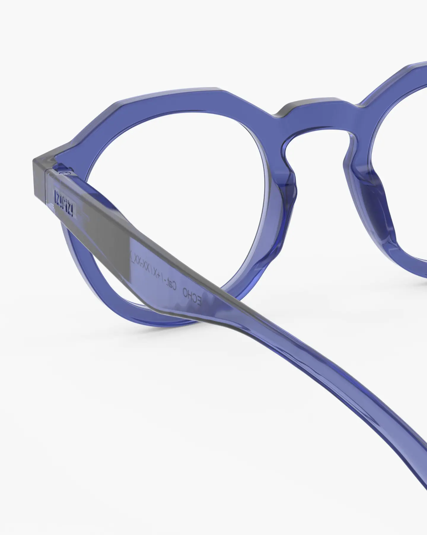 Izipizi #D Reading Glasses, Blue Line.