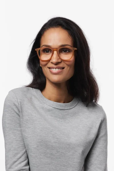 IZIPIZI #E Reading Glasses, Cinnamon.