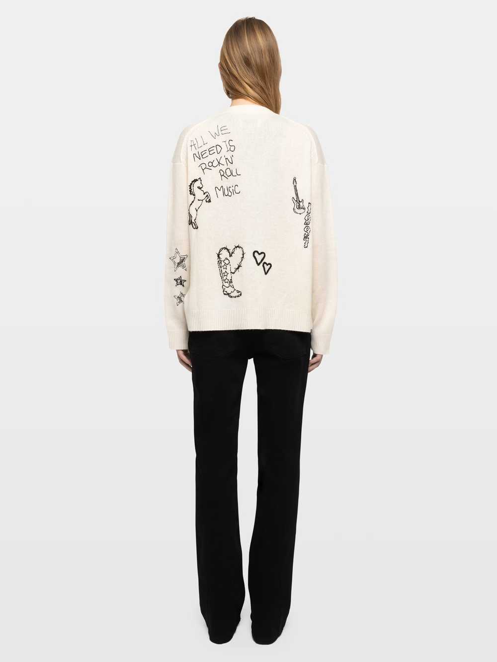 KWCA01698_ECRU_BACK_6a7347e85c303.jpg Zadig & Voltaire Mirkaz Cashmere Cardigan