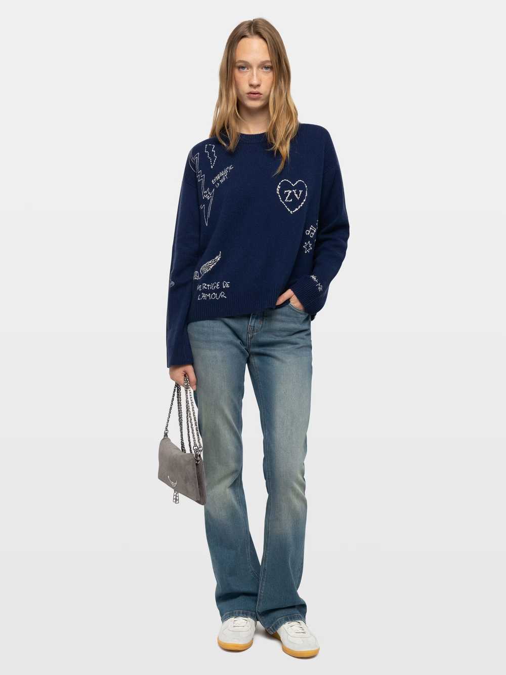 Zadig & Voltaire Markuz Cashmere Jumper, Marine.