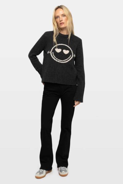 Zadig & Voltaire Malty Jumper Merino Wool, Anthracite.