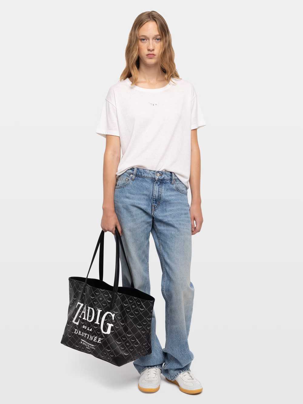 LWBA04512_BLACK_ADDI_1_6a7c3e4ea8d3d.jpg Zadig & Voltaire Z Shopper XL Monogram Book Tag Bag, Black.