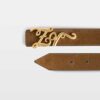 Zadig & Voltaire ZV Reversible Belt, Cognac.