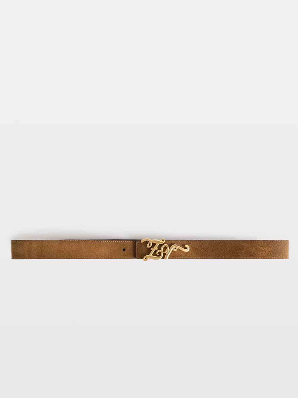 Zadig & Voltaire ZV Reversible Belt, Cognac.