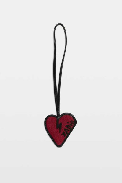 Zadig & Voltaire Flash Heart Keyring