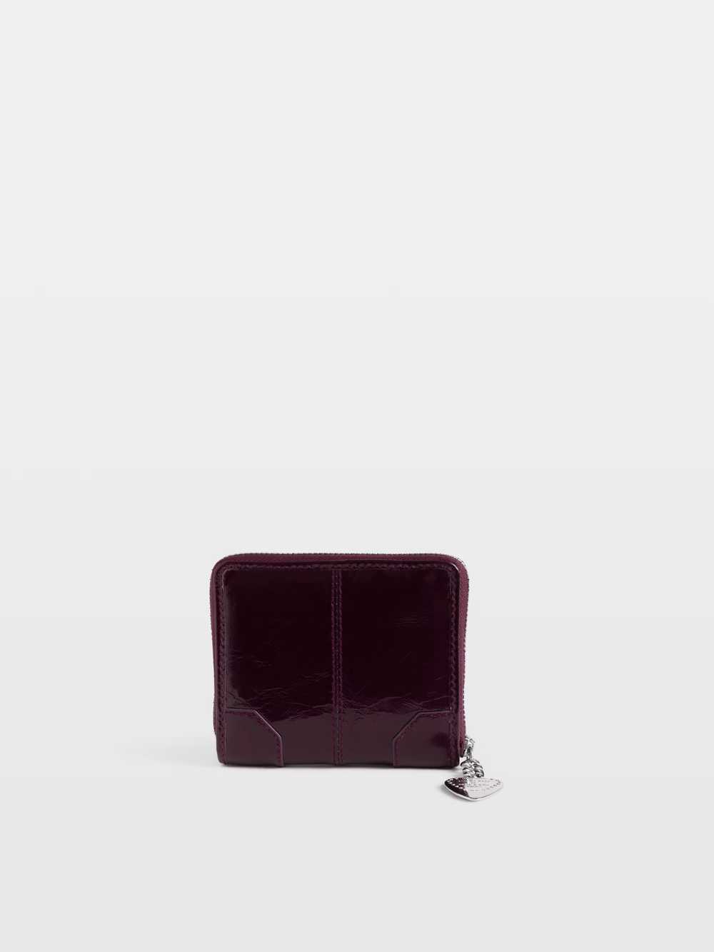 LWSG03813_DEEP_PURPLE_BACK_6a7adeef75ddf.jpg Zadig & Voltaire Sunny Mini Vintage Patent Wallet, Deep Purple.