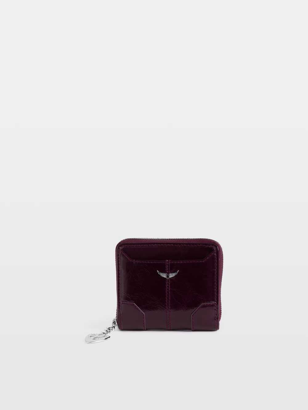 LWSG03813_DEEP_PURPLE_PACKSHOT_6a7adee249528.jpg Zadig & Voltaire Sunny Mini Vintage Patent Wallet, Deep Purple.